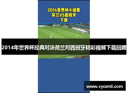 2014年世界杯经典对决荷兰对西班牙精彩视频下载回顾